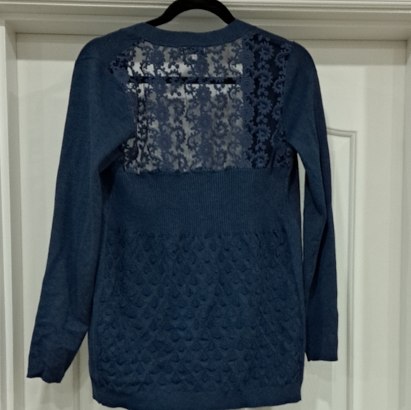 MOLLY BRACKEN Open-Front Long Cardigan - Picture 4 of 4